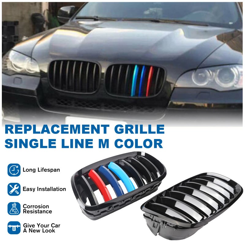 BILLDIO Front Grill M Color Grille For 2007-2014 X5 E70 X6 E71 - Image 2